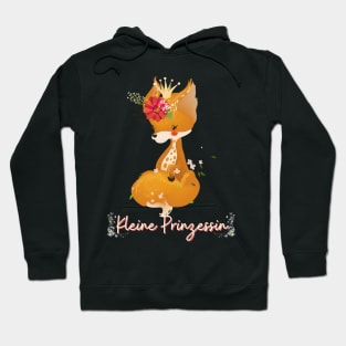 Fuchs Kleine Prinzessin Blumen Süß Hoodie